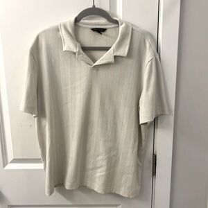 Banana Republic white linen shirt
